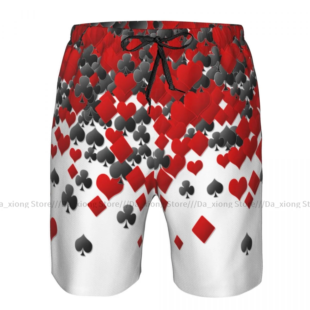 Mens Swimwear Swim Short Trunk Abstract Poker Beach Board Shorts Swimming Surffing shorts