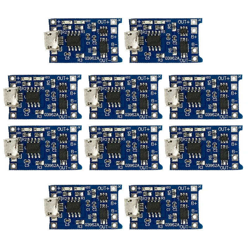 TP4056 Lithium Battery Charging Board Module Type-C USB Interface Protection Dual Functions For 18650 Li-ion Battery Charging