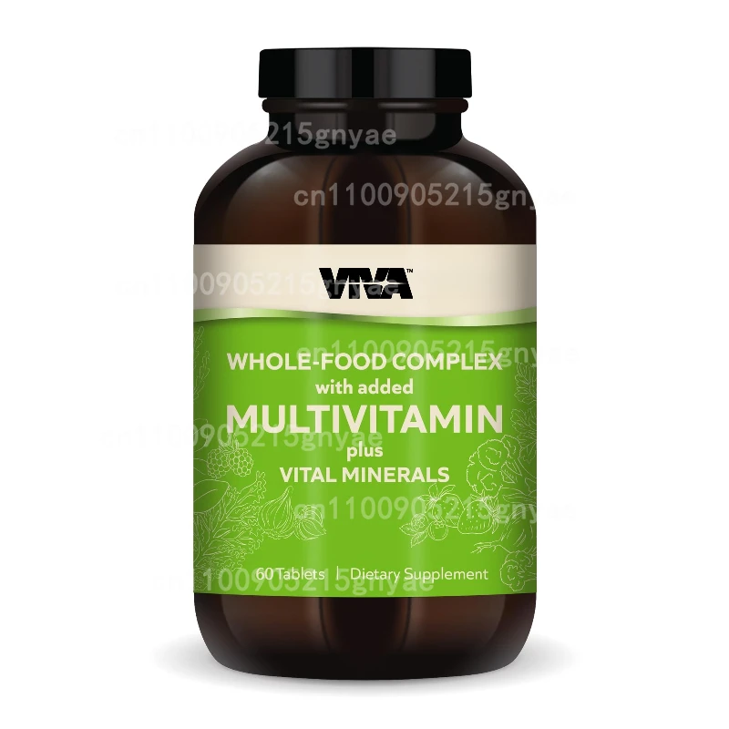 

Multi Vitamin Complex Minerals, Chelated Minerals+active B Vitamins Containing Folic Acid (60 Capsules)