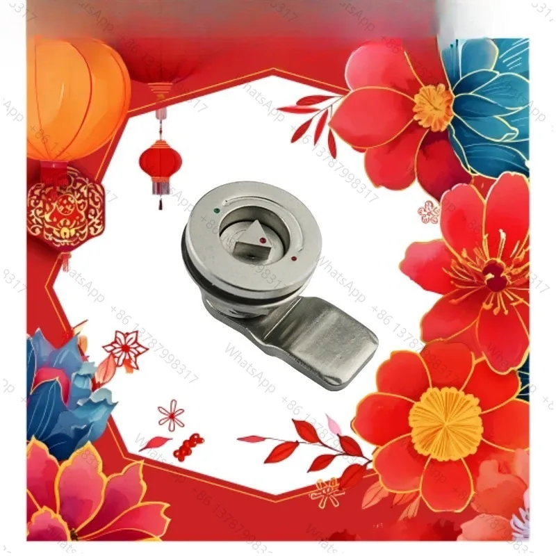 SK1-063D-3-15 Stainless Steel Outdoor Waterproof Rotary Lock Compression Pulling Lock with Key