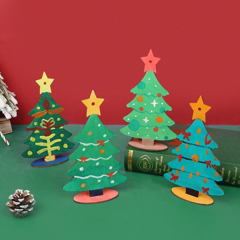 

Merry Christmas Wooden Round Baubles Tags Christmas Balls Decoration DIY Art Crafts Xmas Tree Hanging Ornaments Christmas New Ye