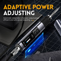 FNIRSI HS-02 Adjustable Temperature Soldering Iron DC 20V 100-450℃ Welding Solder Rework Station PD 100W Portable Repair Tool