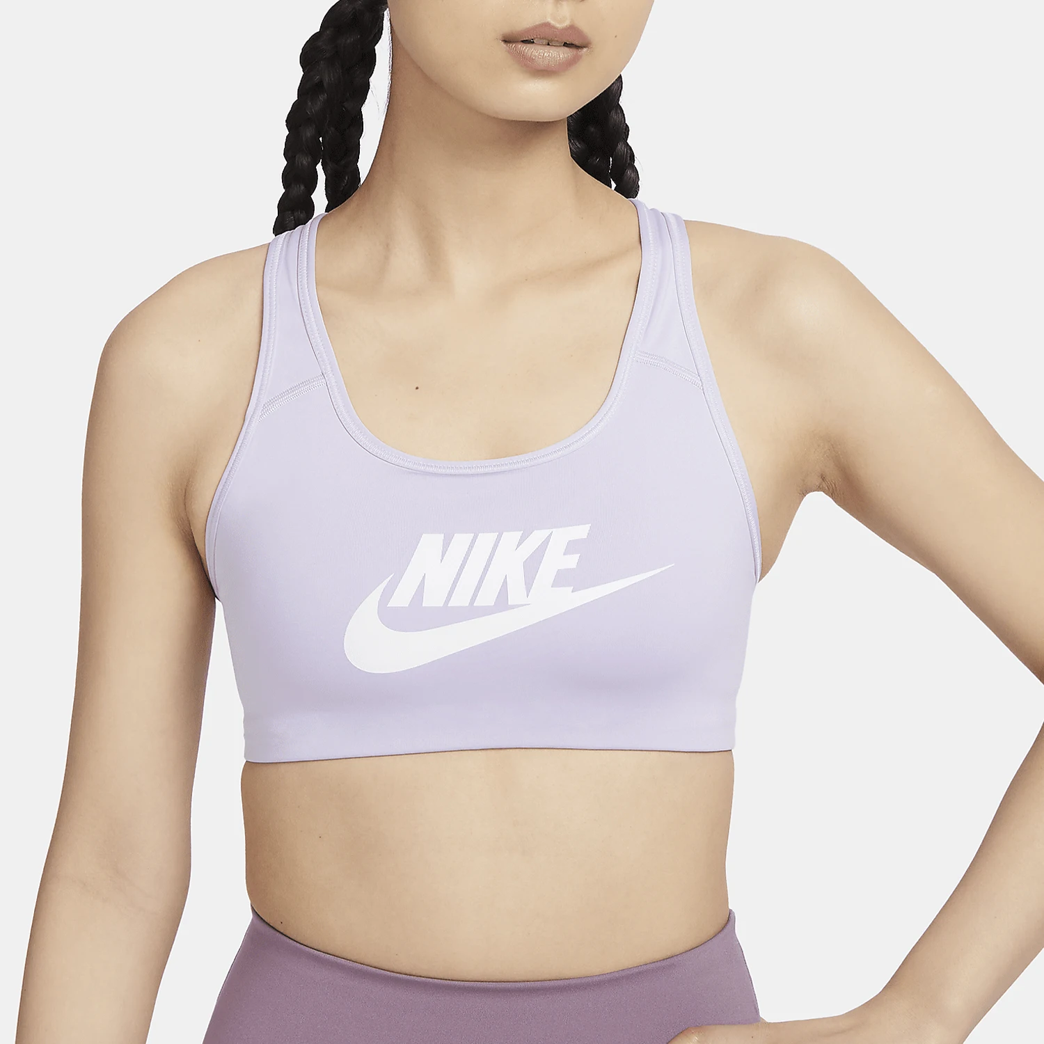 

Женский спортивный бюстгальтер Nike Authentic Swoosh со средней поддержкой 899371-536