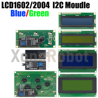LCD 1602 2004 Module Blue Green Screen For Arduino LCD 16x2 20X4 Character UNO R3 Mega2560 Display PCF8574T IIC I2C Interface