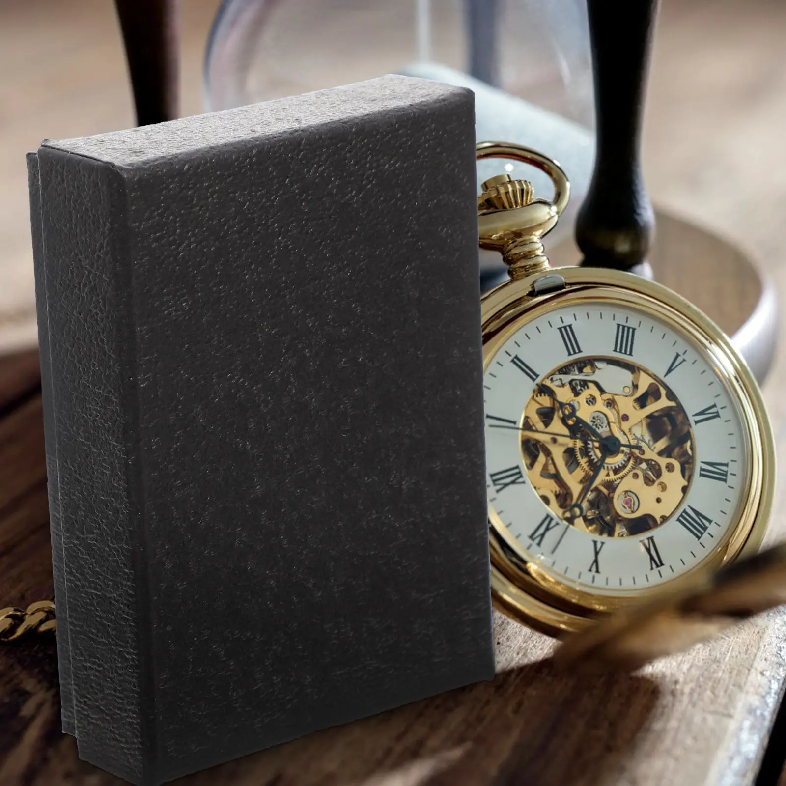 4 Pcs Display Case The Watche Pocket Showcase Storage Bags Black Travel Watches