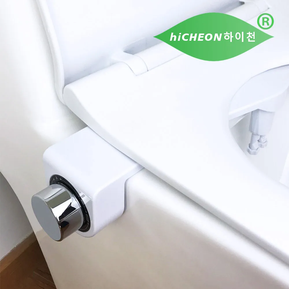 Small Bidet Toilet Seat Attachment Dual Nozzle Butt Cleaner Sprayer  Shattaf Japanese Non Electric Toilette Cover