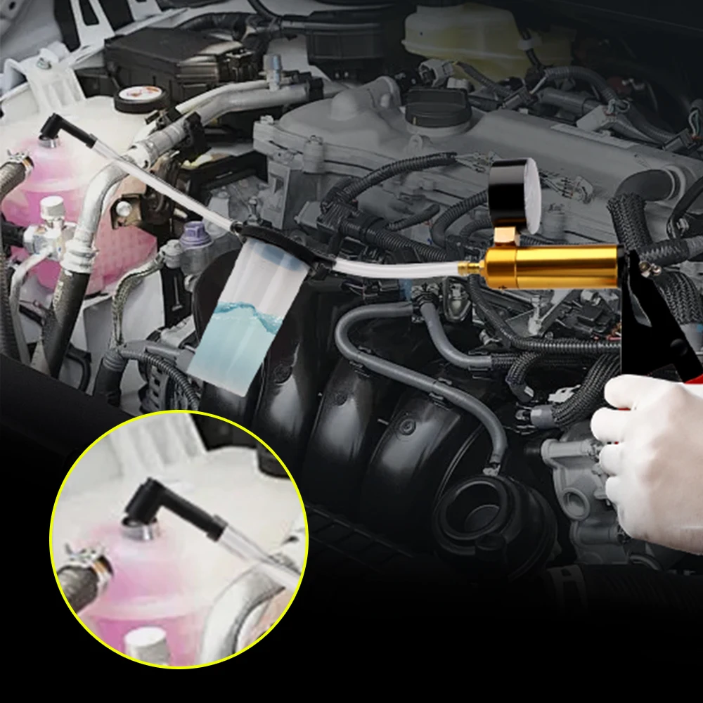 Repair Tools Oil Vacuum Pump Kit Powerful Oil Suction Tool Car Manual Vacuum Pump Portable 2 in 1 Set Automotive Fluid Tester