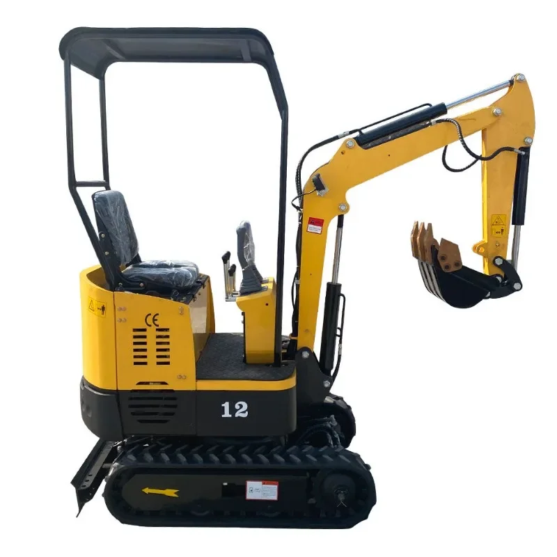 

China Earth Moving Machinery Mini Excavator Machine 1 Ton 2 Ton Hydraulic Digger Excavator for Sale