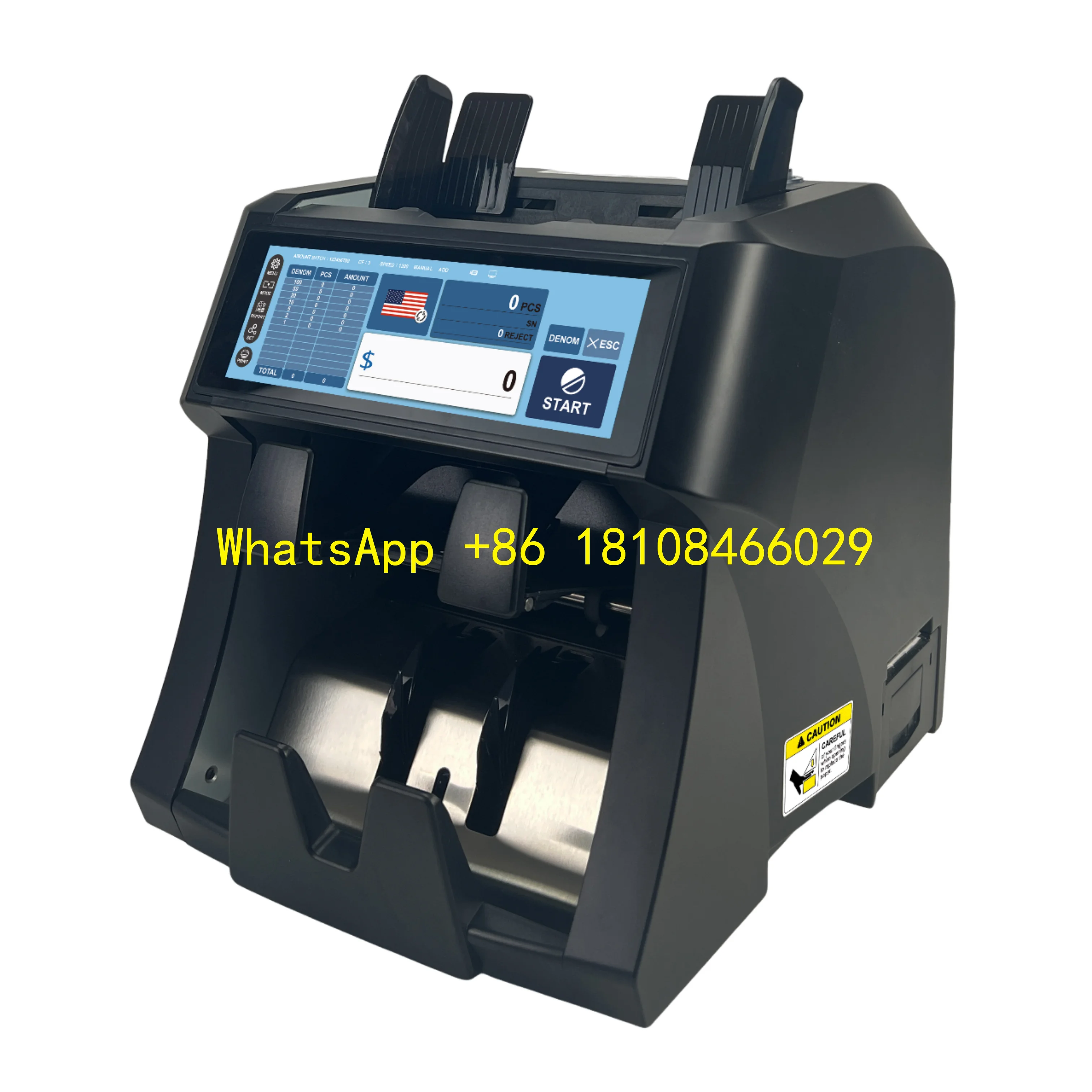 

The-Art Cash Counting with Dual CIS Notes Sorter Detector2025 Latest XD-450Q 7.84 INCH FULL Touch Screen Money Counter State-Of-