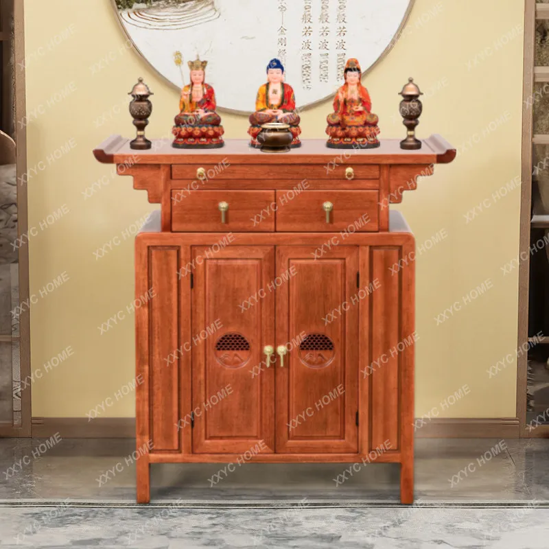 

New Chinese-style solid wood table, household shrine table, Buddhist hall incense table
