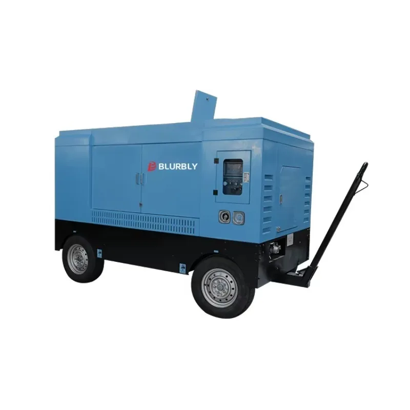 Cummins Engine Kaishan Diesel Driven Mobile 22bar Portable Screw Diesel Air Compressor Custom Logo 157KW Stationary 15 M3/min