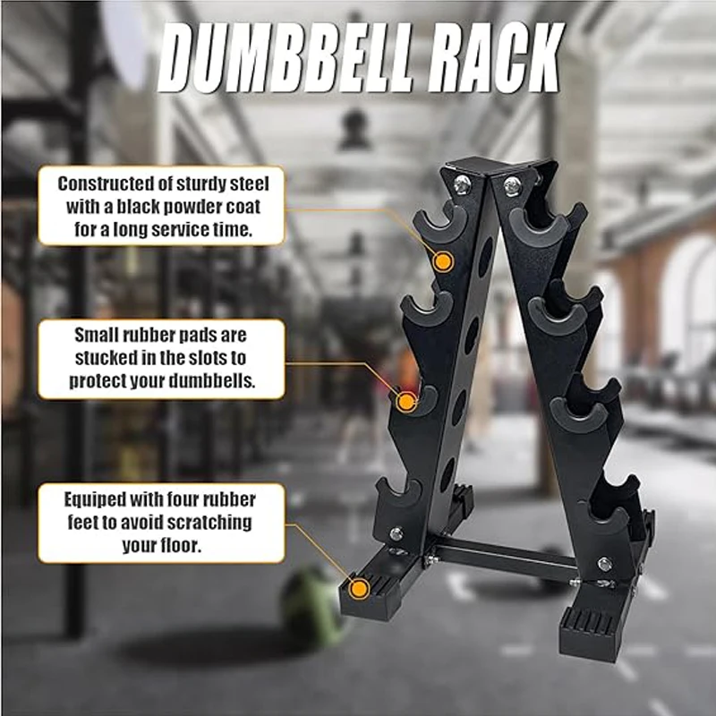 Dumbbell Rack, Home Gym Weight Storage Rack, Heavy Duty Dumbbell Stand