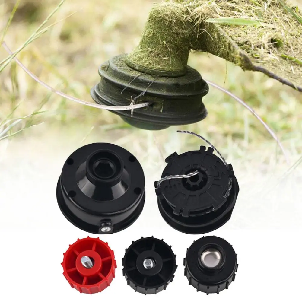 Cortadora de césped de repuesto, cabezal de corte de hilo del desmalezador Boletus, carrete de doble línea, accesorios para cortacésped