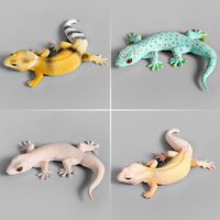 Hand Painted Simulation Reptiles Static Model Lizard Chameleon,PVC Action Figures Figurines,Educational Toys Collection For Kid