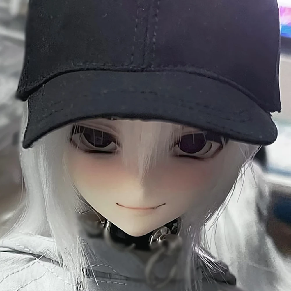 Neuer 1/4 BJD Puppenkopf ohne Make-up aus Harzmaterial, DIY Jungenpuppe ohne Make-up mit Körper als Geschenk