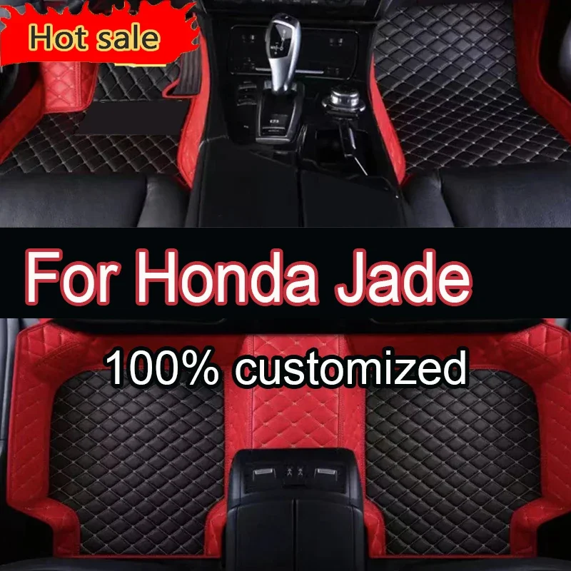 

Автомобильные коврики для Honda Jade FR4 FR5 2013 ~ 2020, роскошный кожаный напольный коврик, комплект ковров, автоподушечки для ног, детали интерьера, автомобильные аксессуары