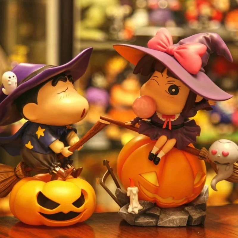 

Карандаш Шин-тян Аниме 20 см Фигурка Хэллоуин Волшебник Тема Светящаяся Тыква Косплей Декор Kawaii Милая Кукла Ручной Работы Игрушка