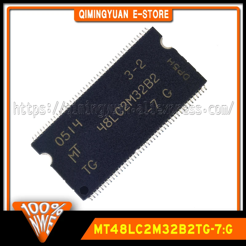 10PCS/LOT MT48LC2M32B2TG-7:G TSOP86 48LC2M32B2 100% New Original In Stock