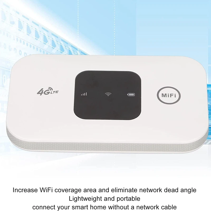 4G Lte Portable Internet Hotspot, Wireless Wifi Router, Supports 8 To 10 Users, 4G Wireless Router For Home, Office