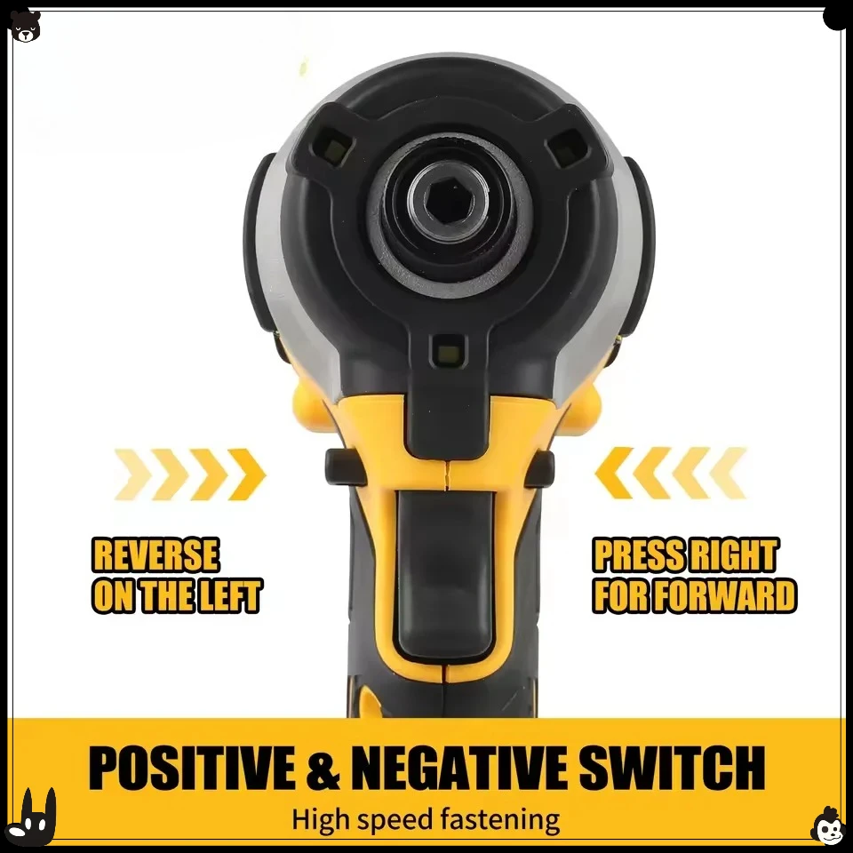 مفتاح ربط لاسلكي قابل لإعادة الشحن من Fit DCF850 Dewalt، بطارية ليثيوم كهربائية، أدوات كهربائية، عزم دوران كبير 20 فولت