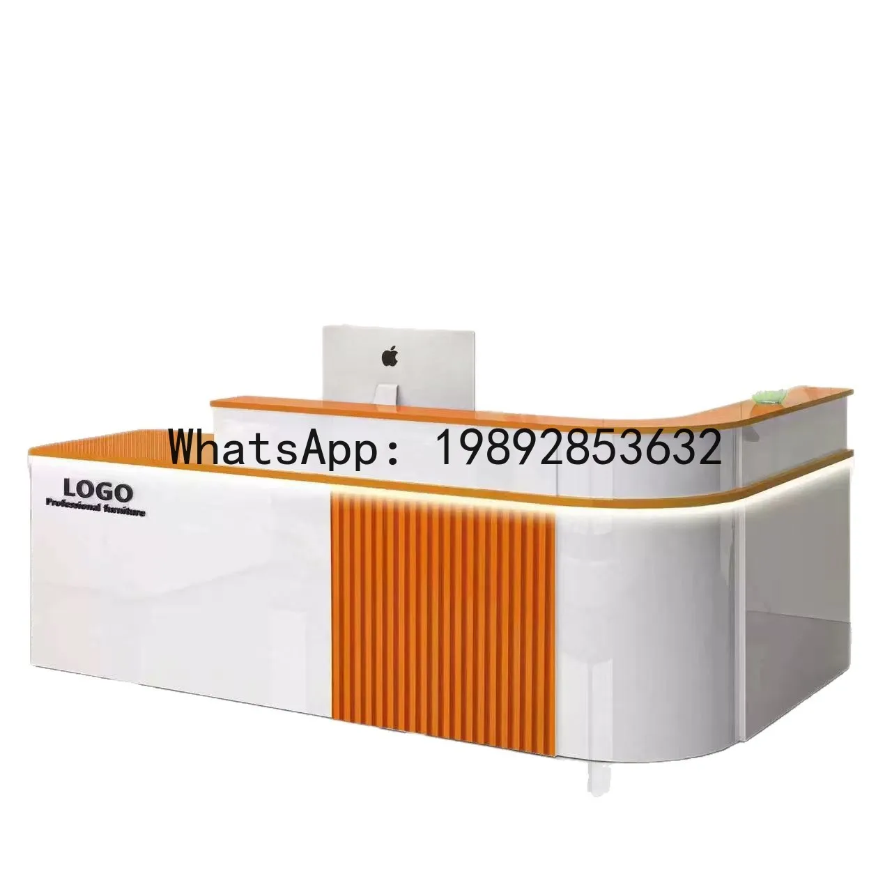 X-21  checkout counter store small arc corner convenience store shop table
