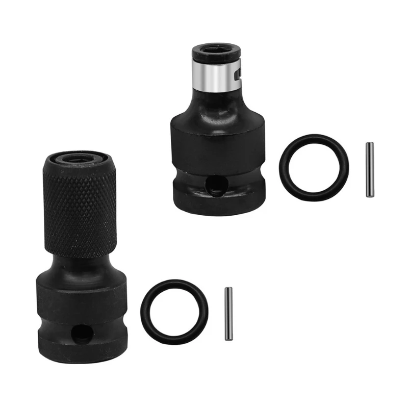 1/2 Inches Square to 1/4 Inches Impact Adapter Hex Adapter Female Socket Extension Kit Accessories For Electric Wrenches