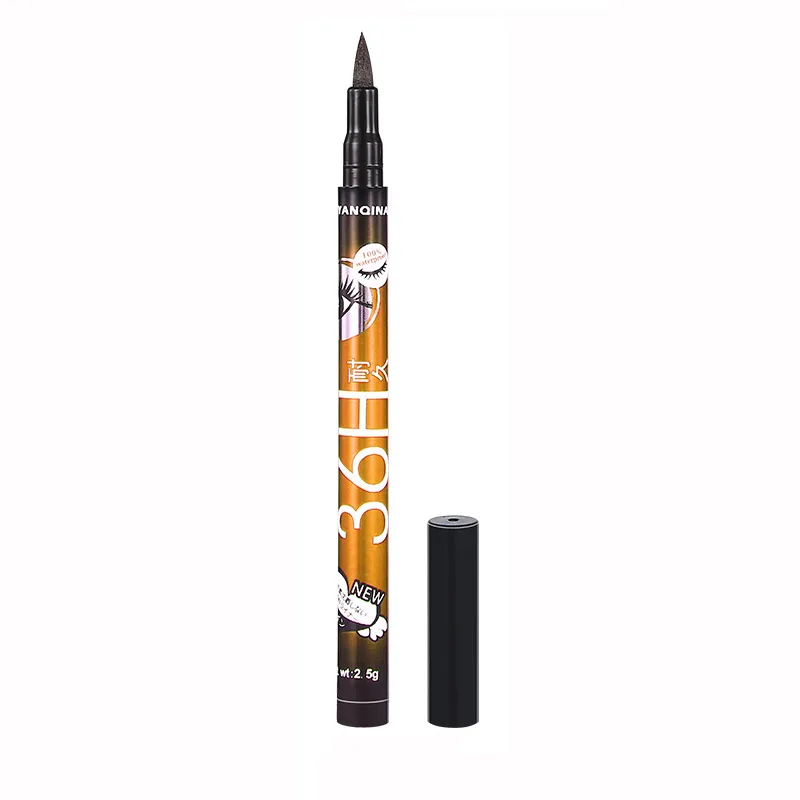 YANQINA Orange Waterproof Liquid Eyeliner Pencil Eye Liner Pen Make Up Eye Marker Beauty Essentials Eyeliner Contour Cosmetics