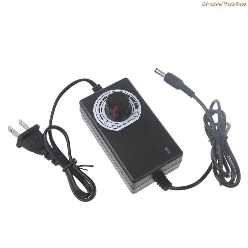 97mm x 33mm for DC Blower, 110V 220V AC Powered Fan 9733 with Variable Speed Controller for DIY Cooling Ventilation Exha W91B