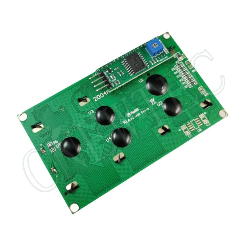 LCD2004 2004 وحدة LCD أزرق/أخضر/أبيض شاشة 20X4 حرف شاشة الكريستال السائل IIC I2C وحدة مهايئ لشاشة التسلسلي لاردوينو