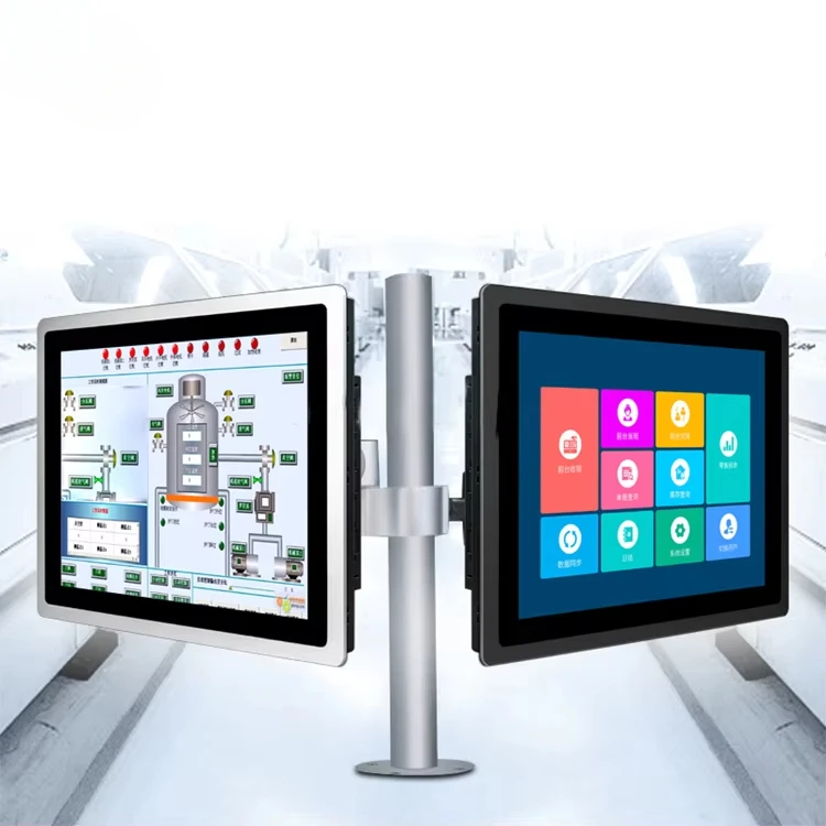 8 Inch Touch Screen Monitor IP65 Waterproof Industrial Fanless LCD Display Capacitive Resistance Embedded TouchScreen Monitor