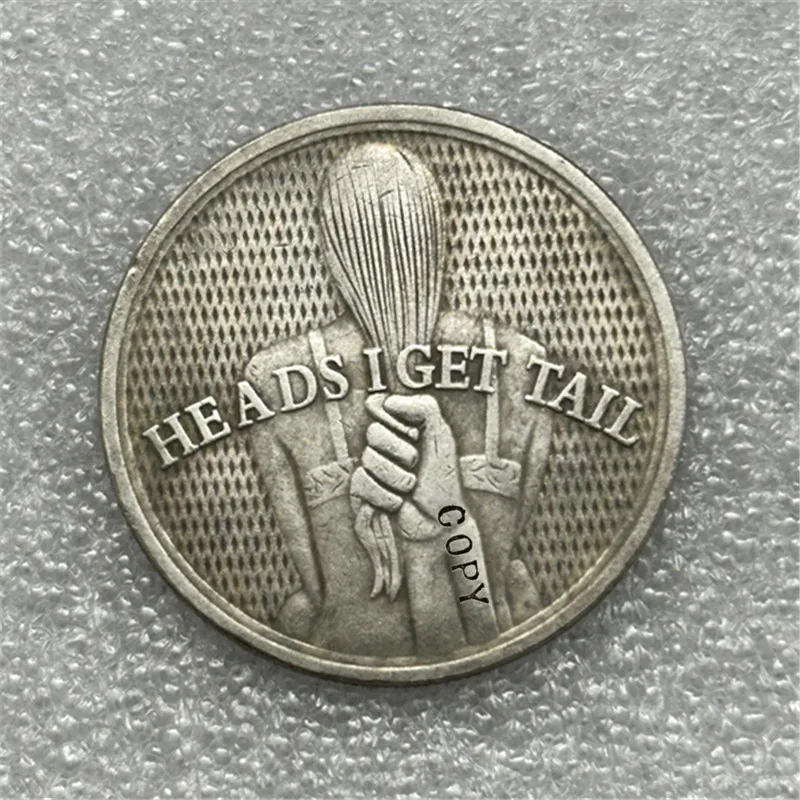 عملة محظوظة مثيرة للبالغين على الوجهين، عملة تحدي للكبار، هدايا مزحة مضحكة إبداعية لليالي التاريخ للرجال والنساء