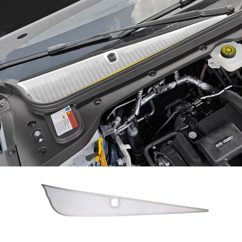 

For BYD QIN L 2024 Exterior Accessories Stainless Steel Front Bottom Bumper Plate Dustproof Net Cover Trim