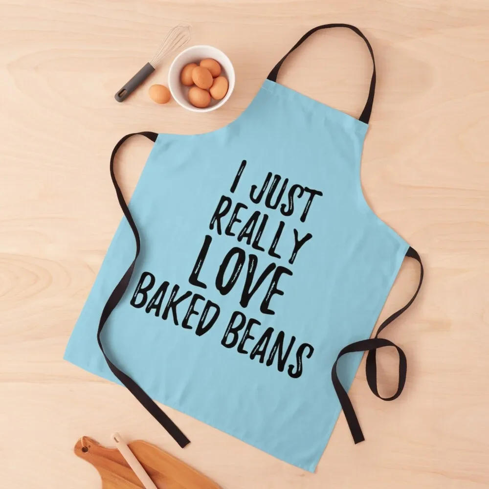 Baked Beans Lover Gift Food Addict I Just Really Love Baked Beans Apron Sexy Home And Kitchen cookings for women Apron