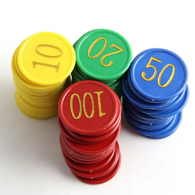 160pcs Poker Chips Count, Bingo Chips, Bingo Game, Cards Plastic for Games, Casino Gift for Kids & Adults