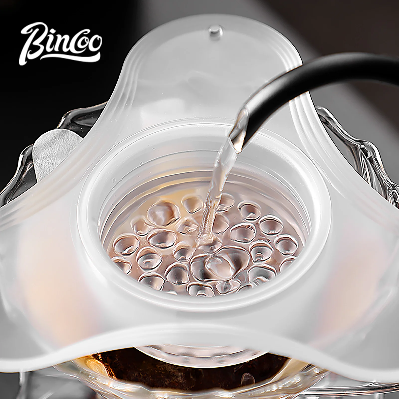 Bincoo Hengcui Flow Distributor for Filter Cone – Even Extraction Shower Dripper Accessory for Pour Over Coffee