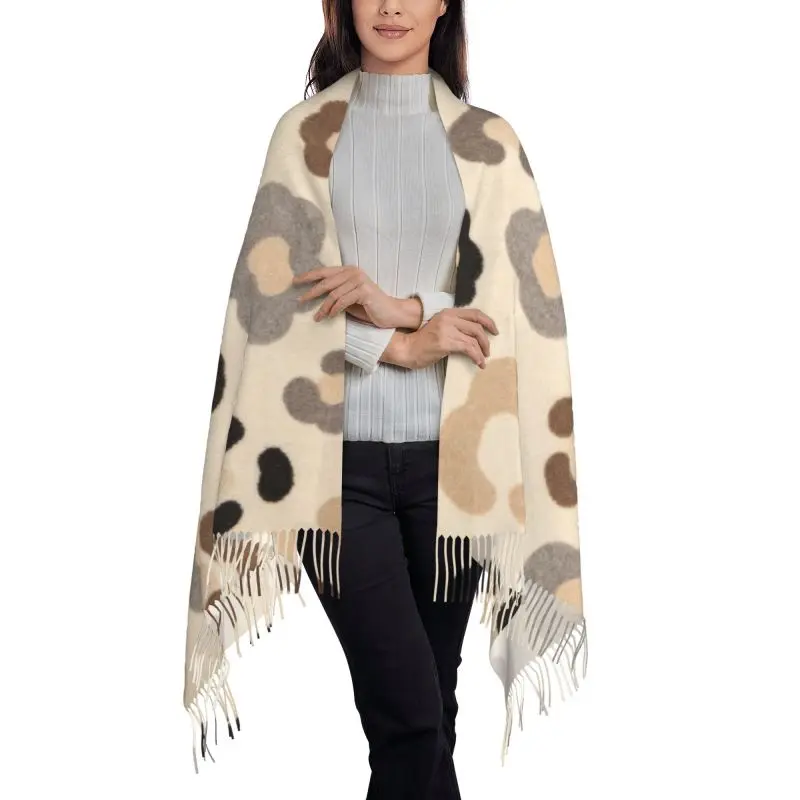 Leopard print pattern new model Scarf Cashmere Woman Wool Ladies Scarf Warm Scarf Women's Winter Scarves Autumn