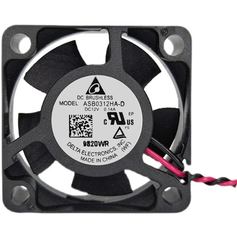 

Delta ASB0312HA-D 3cm DC12V 3010 original two-wire silent cooling fan