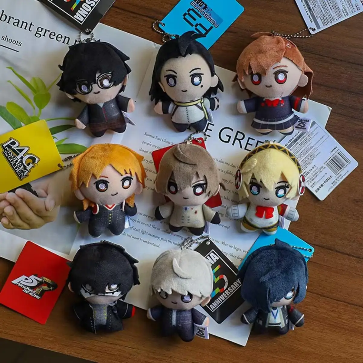 Beliebtes Spiel Persona 5 Plüsch-Schlüsselanhänger Niedlicher Joker Akechi Taschenanhänger Kawaii P3 Aigis Yuki Weiches Zubehör für Geburtstagsgeschenk – Detail 4