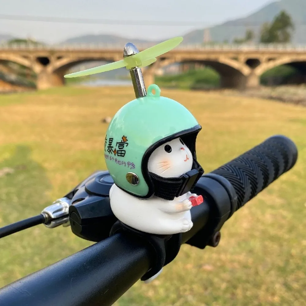 مع ضمادة هريرة المقود زخرفة معدات ركوب الخيل لعبة دراجة نارية ركوب صنبور ديكور الخيزران اليعسوب الدراجة الملحقات #1