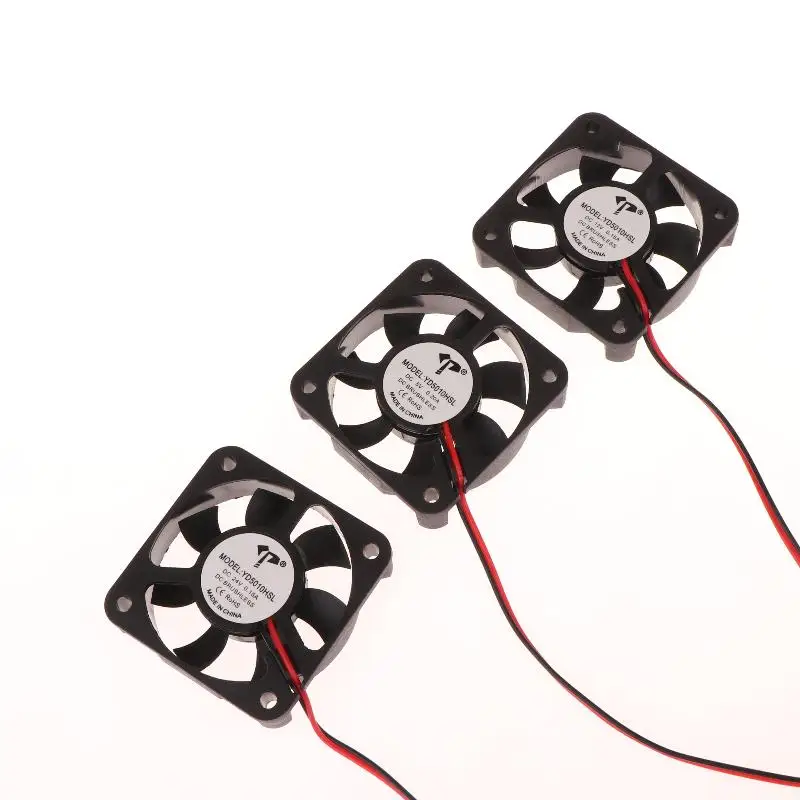 1/3PCS 5V 12V 24V 3D Hydraulic Bearing Printing Car Light Aromatherapy Machine DC Cooling Fan 5010mm DC Fan