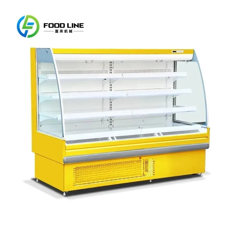 Customized Upright Refrigerated Display Showcase Single Glass Door Beverage Display Fridge with Adjustable Shelves for Shop