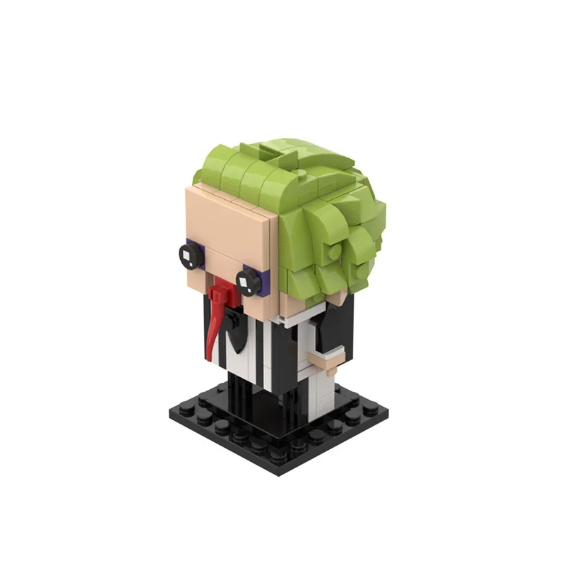 Moc Beetlejuice Brickheadz Model Bouwstenen Horrorfilm Exorcist Actiefiguur Geassembleerd Baksteen Speelgoed Creatieve Kinderen Gif