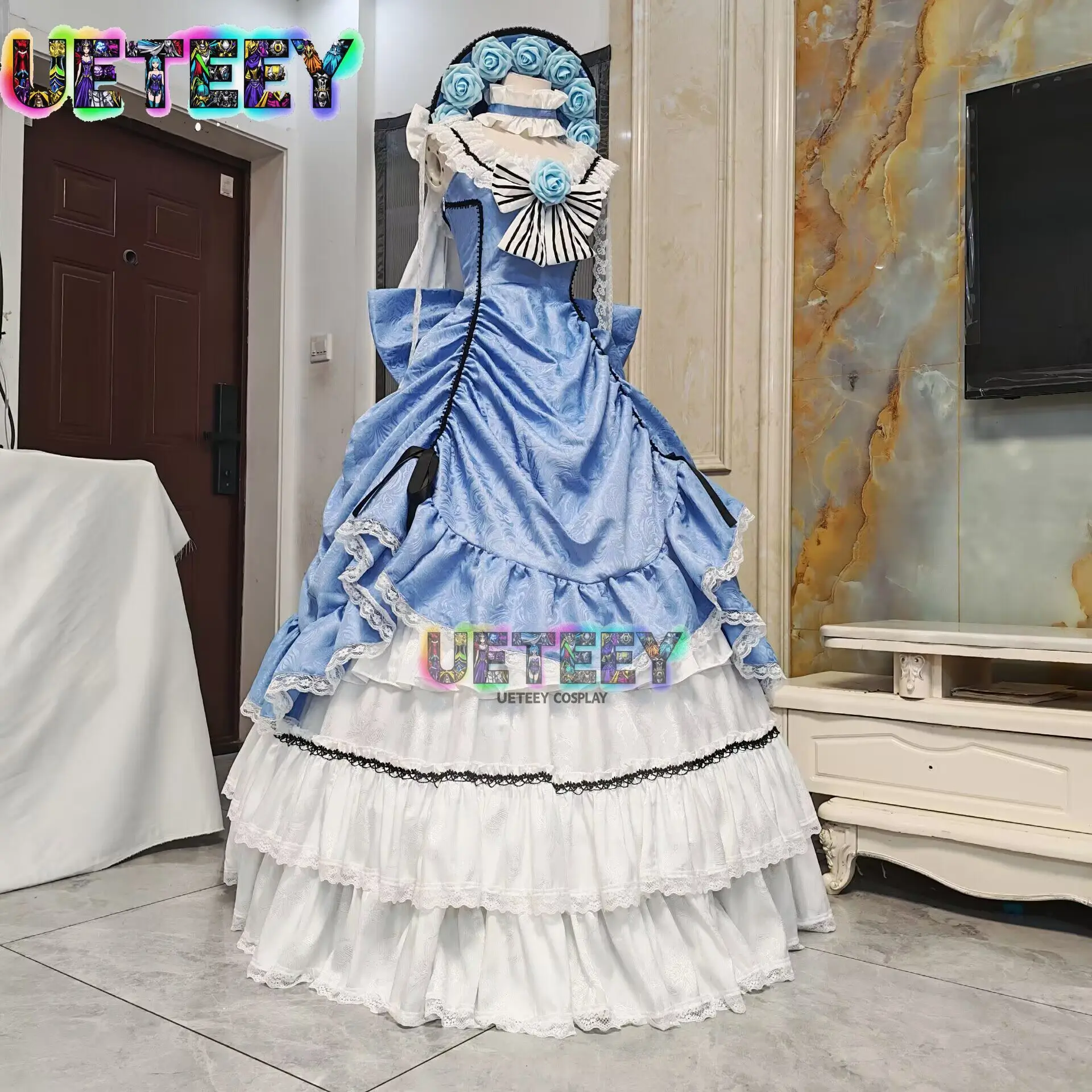 Anime Cosplay Robin - UETEEY COS Ciel Phantomhive Robin Sky