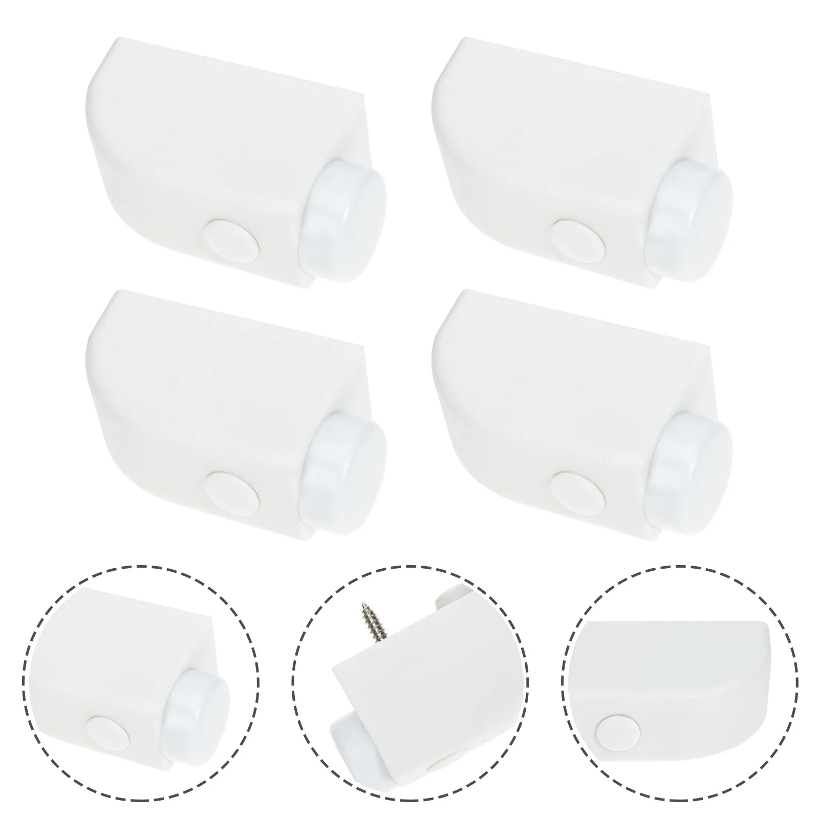 

4Pcs Sliding Window Locks Safety Lock Stopper for Sliding Doors Child Protection Window Security Lock Ventilation Limiters