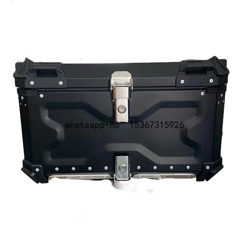 Top Grade Waterproof Motorcycle Trunk 36L/45L/57L Motorcycle Tail Box Larger Travel Aluminum Alloy Top Box