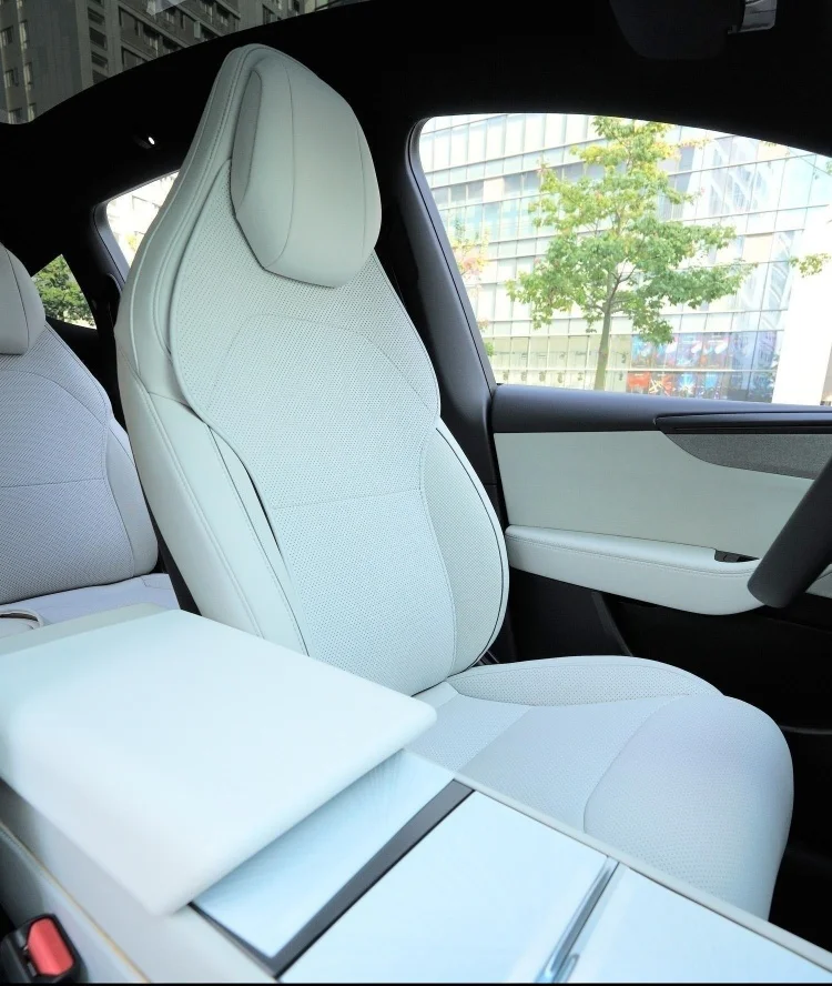 For Tesla Model YL New Car Seats Cover Nappa Leather YL Invisible Seat Cushions Ventilation High Quality Interior Accessories