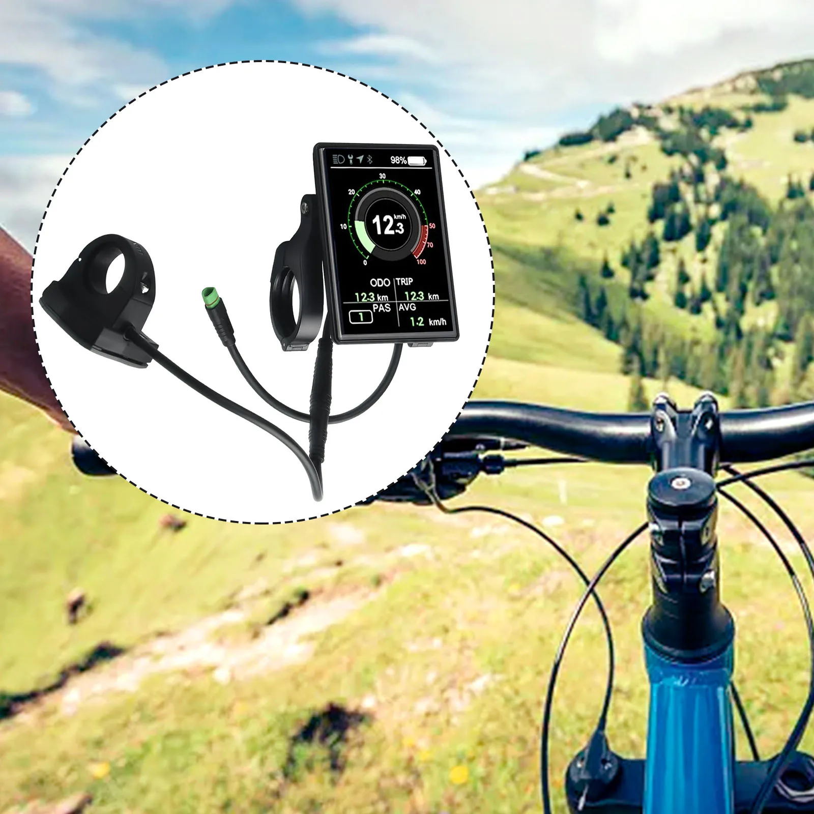 Cycling Made For Smarter Discover the Advanced Features of the IP67 Rated For Smart Color IPS Display For Your E Bike Journey image 6