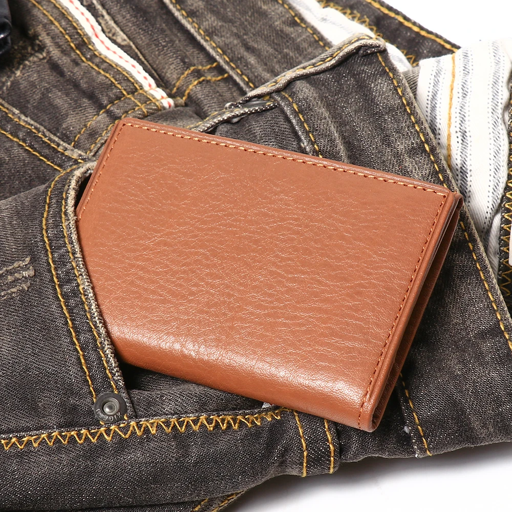 

Vintage Leather Card Holder – Slim Minimalist Multi-Card Wallet for Men & Women, Commute Everyday Carry, Summer Hot Bestseller