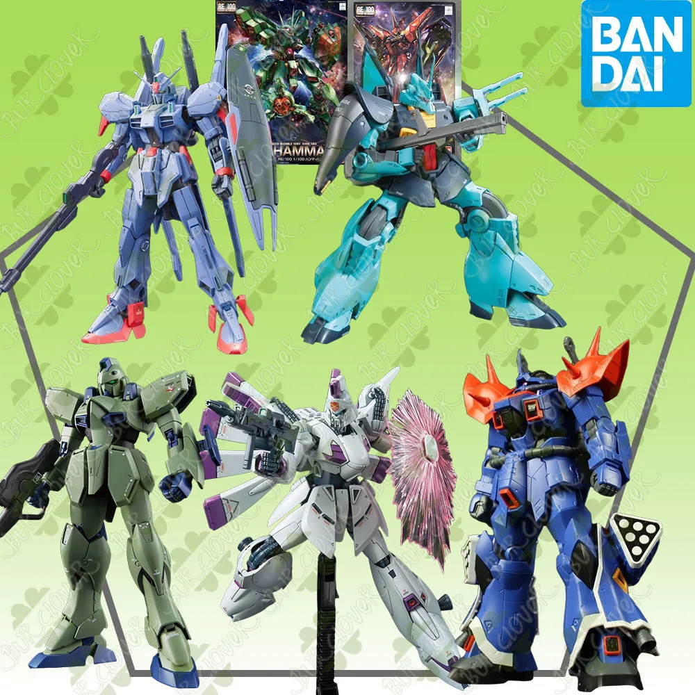 

BANDAI Original GUNDAM RE Series 1/100 DIJEH ZAKU VIGNA-GHINA Anime Action Figure Assembly Toys Collectible Model IN STOCK