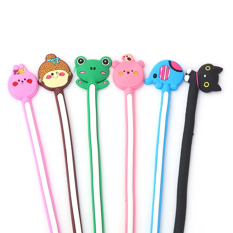 Cute multiuso Usb Cable Winder Phone Wire Cord Organizer Protector gestione degli auricolari Computer PC Data Line Collation Clip